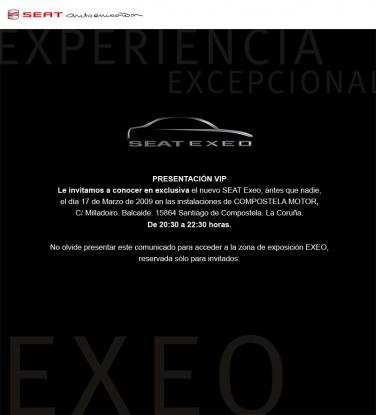 PRESENTACI�N NUEVO SEAT EXEO: El principio de una nueva etapa. Caracter dinamico,calidad superior... - Foto 2